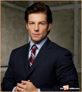 Jamie Bamber as Apollo, in a suit